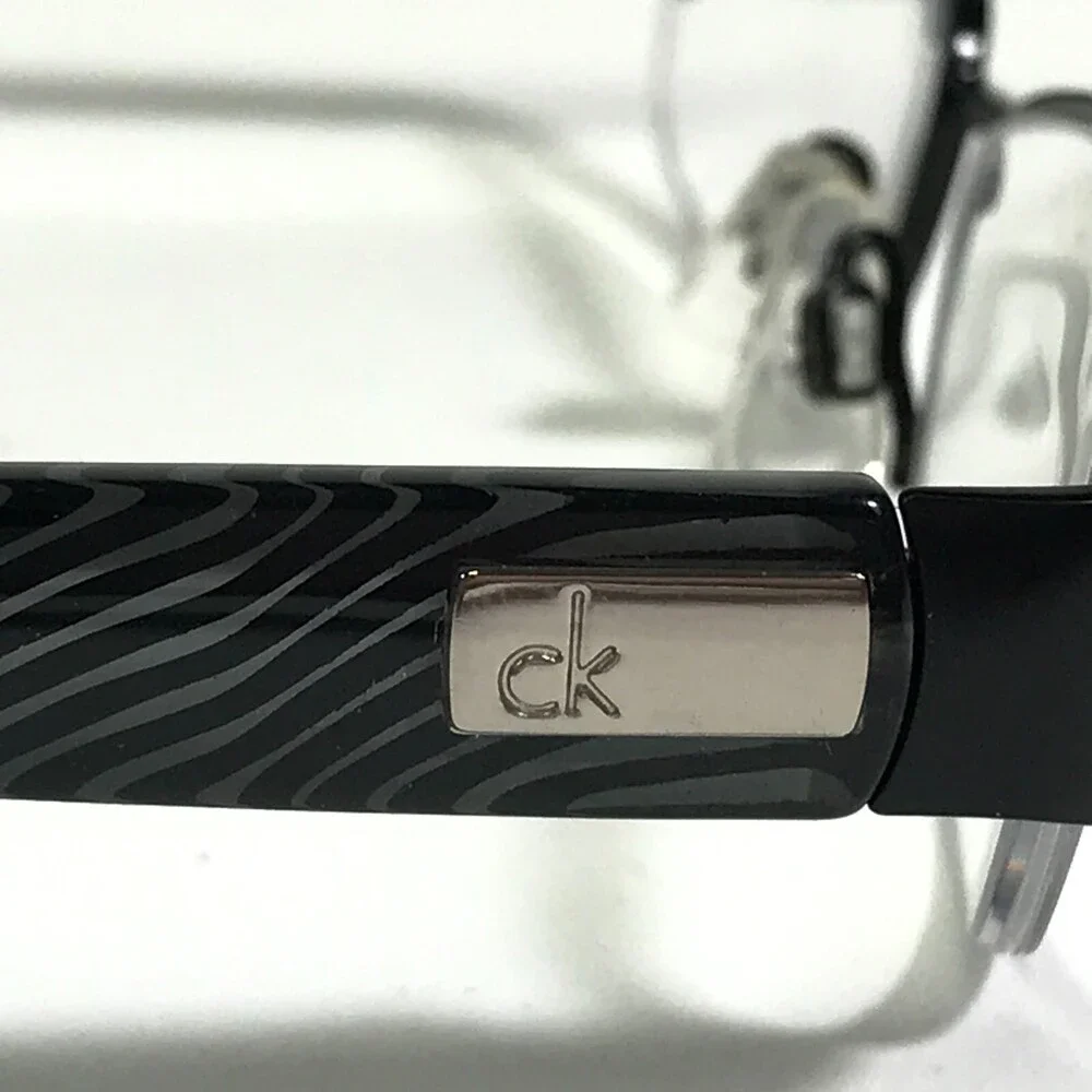 Calvin Klein ck5275 001 Eyeglasses Frames Black Rectangular Half Rim 49-16-135